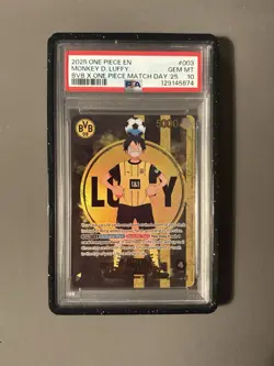 PSA 10 MONKEY D LUFFY ST13-003 | BVB Dortmund Promo Graded One Piece Card - Image 1