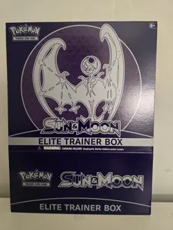 Pokemon TCG Sun & Moon Elite Trainer Box ETB Lunala NO CARDS. *COVER ONLY* - Image 1