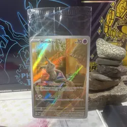 Mimikyu SVP 075 Promo Holo Psychic Basic Pokemon Card 2024 Pokemon TCG - Image 1