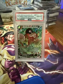 Dragon Ball Super Card Game - SS4 Broly, the Great Destroyer - 1st Ed - PSA 10 - Image 1