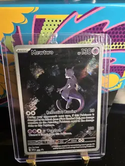 MEWTWO SVP 052 Scarlet Violet 151 Promo Illustration Rare Pokemon Card SEALED - Image 1