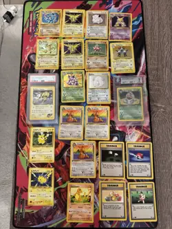 Pokemon Card Lot 22x Base Set, Team Rocket, Gym Challenge 1st Edition - Image 1