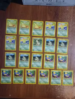 200+ Neo Genesis Card Lot Of Commons and Uncommons Vintage Pokemon Cards HP - Image 5