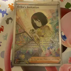 Pokemon TCG Erika's Invitation 203/165 Scarlet Violet 151 Full Art Holo Card - Image 1