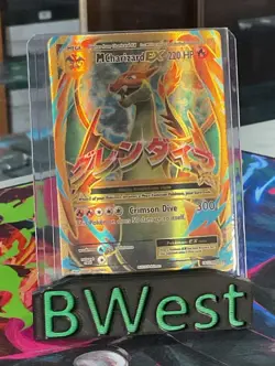 M Charizard EX MP 101 XY Evolutions Full Art Holo Rare Pokemon TCG Card 2016 - Image 1