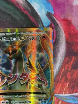 M Charizard EX MP 101 XY Evolutions Full Art Holo Rare Pokemon TCG Card 2016 - Image 4