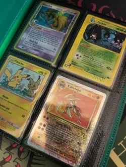 🍓 Binder Lot of 100 Vintage Pokemon Cards Collection- Pikachu,Crobat & more!! - Image 1