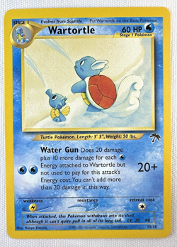 Pokemon Wartortle Southern Islands 2001 Promo Card 15/18 Near Mint NM - Image 1