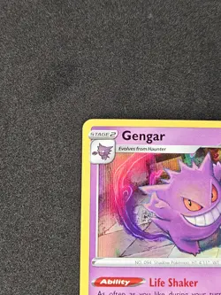 Gengar Holo 085/202 Sword & Shield Base Pokemon Card NM+ - Image 3