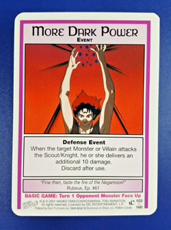 More Dark Power #103 - Premier Unlimited, Sailor Moon CCG card (2000 Dart) TCG - Image 1