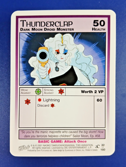 Thunderclap #30 - Premier Unlimited, Sailor Moon CCG card (2000 Dart) Base TCG - Image 1