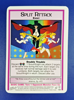 Split Attack #52 - Premier Unlimited, Sailor Moon CCG card (2000 Dart) Base TCG - Image 1