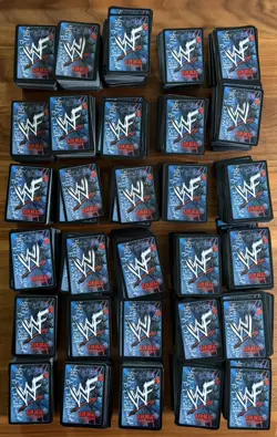 Over 5,000 Huge Lot of 2000-2003 WWF & WWE Raw Deal Trading Card Game - Image 2