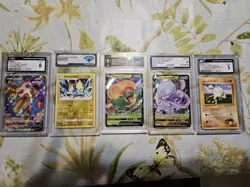 Various Pokemon Graded Cards Lot Of 5 - Image 1