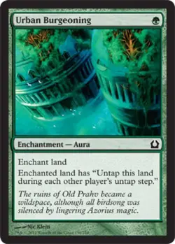 Urban Burgeoning -Foil Medium Play MTG Return to Ravnica - Image 1