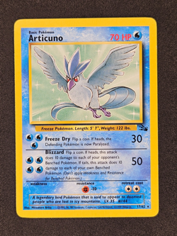 Articuno Non Holo Rare Unlimited 17/62 1999 WOTC Fossil Pokemon Card Arita LP - Image 1