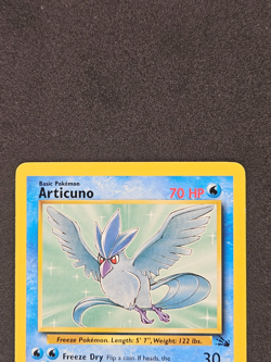 Articuno Non Holo Rare Unlimited 17/62 1999 WOTC Fossil Pokemon Card Arita LP - Image 3