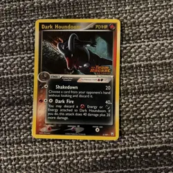 Pokemon TCG Dark Houndoom EX Team Rocket Returns Reverse Holo Stamped 5/109 Card - Image 1