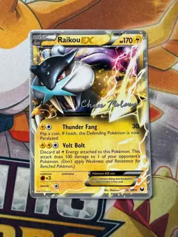 Raikou EX 38/108 2012 World Championships Pokemon Card - Image 1
