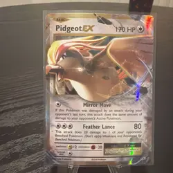 Pidgeot EX 64/108 2016 XY Evolutions Pokemon Card TCG Ultra Rare Holo - Nm - Image 1
