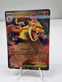 Pokemon Card TCG: Mega Charizard Y EX Mega Evolution Black Star Promo 030 NM - Image 1