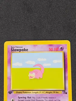 Slowpoke 1st Edition Fossil 55/62 1999 WOTC Pokemon Card LP - Image 3