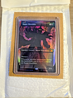 MTG Super Shredder Borderless Foil M0217 TMNT Universes Beyond NM - Image 2