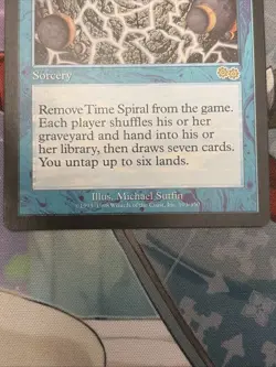Time Spiral Magic Card Urza's Saga Reserved List MTG Magic The Gathering - Image 3