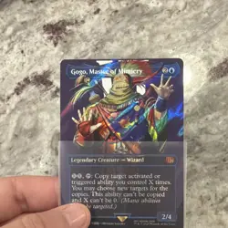 Magic: The Gathering FIN Gogo, Master of Mimicry (Borderless) (Surge Foil) NM - Image 1