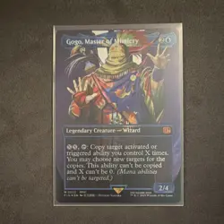 Magic: The Gathering FIN Gogo, Master of Mimicry (Borderless) (Surge Foil) NM - Image 3