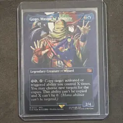 Magic: The Gathering FIN Gogo, Master of Mimicry (Borderless) (Surge Foil) NM - Image 5