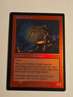 Goblin Guide X1 Retro Frame FOIL WPN MTG PROMO - Image 1