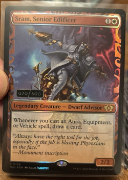 Sram, Senior Edificer (Serial Numbered) 070/500 - March of the Machine (MUL) NM - Image 1