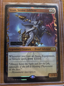 Sram, Senior Edificer (Serial Numbered) 070/500 - March of the Machine (MUL) NM - Image 3