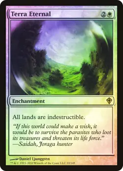 MTG FOIL Terra Eternal - Worldwake #022 - Image 1