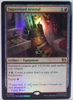 Improvised Arsenal [New, Near Mint] *Foil* {TMNT MTG} - Image 1