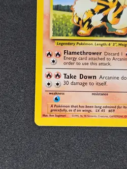 Arcanine Uncommon 23/102 Base Set Unlimited 1999 WOTC Pokemon Card LP- - Image 4