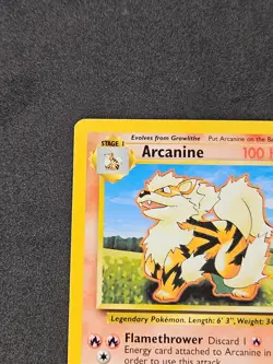 Arcanine Uncommon 23/102 Base Set Unlimited 1999 WOTC Pokemon Card LP- - Image 5