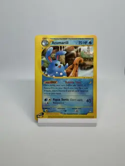 Azumarill 4/147 Aquapolis Non-Holo 2002 WOTC Vintage E-Reader Pokemon Card NM - Image 2