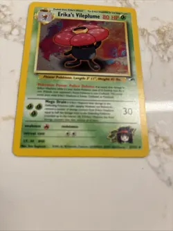 Pokemon TCG Erika's Vileplume Holo Rare Gym Heroes 5/132 LP/NM Condition - Image 3