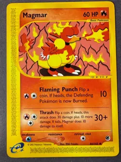 Magmar 86/165 Pokemon TCG 2002 Expedition Basic Uncommon Regular Finish - Image 1
