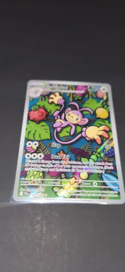 Pokemon Ambipom 107/094 Me02: Phantasmal Flames Holo Illustration RARE Card - Image 1