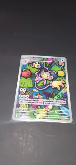 Pokemon Ambipom 107/094 Me02: Phantasmal Flames Holo Illustration RARE Card - Image 2
