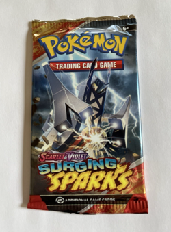 Pokemon Surging Sparks Booster Pack - 10 Cards / Pack - New SEALED! - Image 1