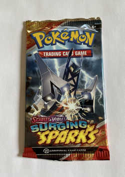 Pokemon Surging Sparks Booster Pack - 10 Cards / Pack - New SEALED! - Image 2