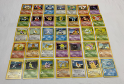 65/102 Pokemon Base Set Lot, LP, No Doubles, Vintage 2000 Wizards PICTURES - Image 3