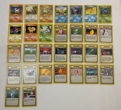 65/102 Pokemon Base Set Lot, LP, No Doubles, Vintage 2000 Wizards PICTURES - Image 5