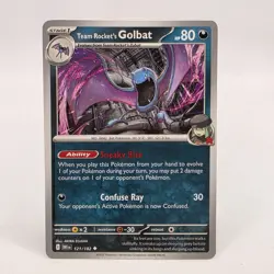Team Rocket's Golbat - 121/182 - Non-Holo - Destined Rivals - NM Pokemon TCG - Image 1