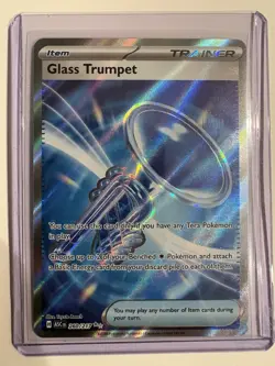 Pokemon TCG Glass Trumpet 260/217 ME: Ascended Heroes Full Art Ultra Rare NM - Image 1
