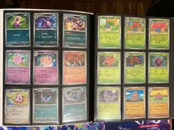 Pokemon 151 - COMPLETE & Full Reverse Set + PROMOS w Scarlet & Violet WF Binder - Image 3